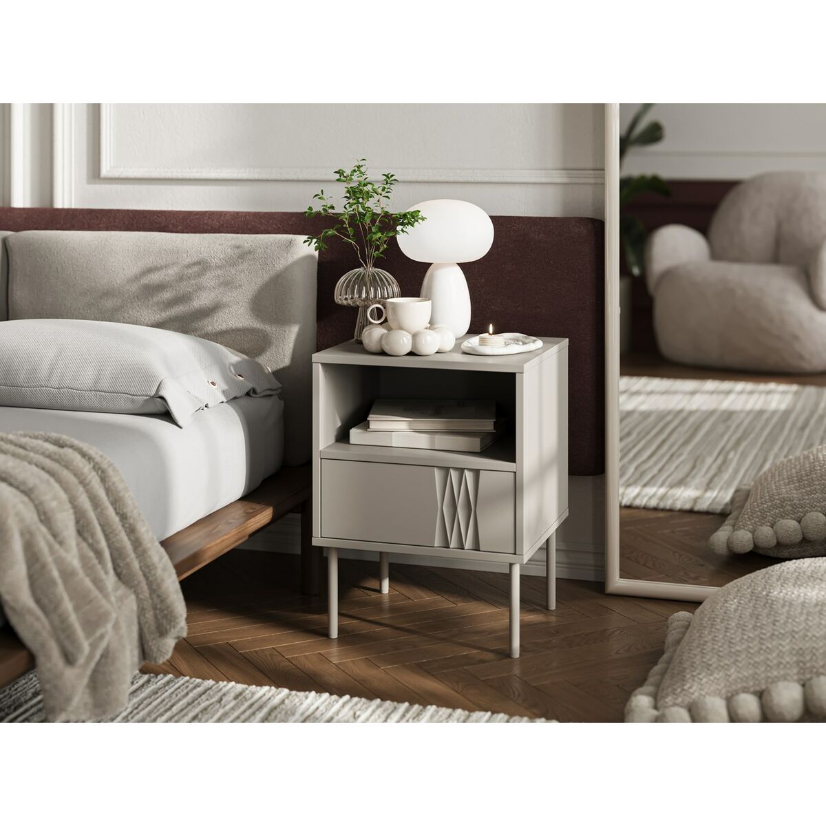 Nightstand Cama Meble TRESSE 400090